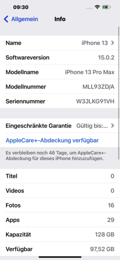 iPhone 13 Pro Max软件