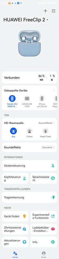 使用 EMUI 14 打开Android 上的音频连接