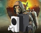 《S.T.A.L.K.E.R. 2:切尔诺贝利之心》宣传图,图中展示了Xbox游戏主机