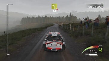 图为：《WRC 7：国际汽联世界拉力锦标赛》的游戏截图。