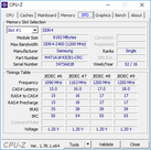 CPU-Z RAM SPD