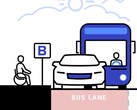 洛杉矶地铁公司推出的人工智能公交车可自动对挡住公交线路的违章停车车辆开罚单。 (来源：HaydenAI)