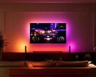 飞利浦 Hue Sync TV 现已适用于部分 LG 电视。(图片来源：Philips Hue）