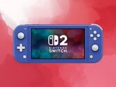 Switch 2 徽标显示在 Switch Lite 控制台上