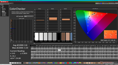 校准后的 ColorChecker