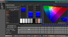 校准前的 ColorChecker