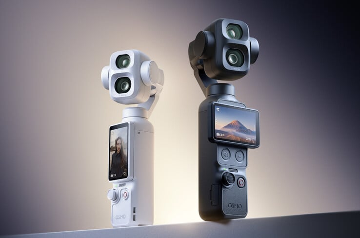 Osmo Pocket 4P 的两款首发配色。