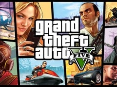 《GTA 5》的标题画面。