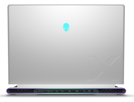 Alienware x16 - 后部。(图片来源：戴尔)