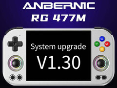 Anbernic RG477M 的新软件更新允许用户在高性能模式下改变风扇转速以降温。(图片来源：Anbernic）