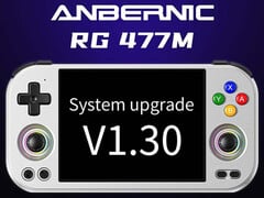 Anbernic RG477M 的新软件更新允许用户在高性能模式下改变风扇转速以降温。(图片来源：Anbernic）