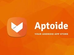 Aptoide安卓应用商店的官方徽标和品牌标识。
