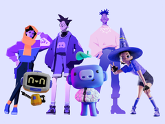 以 Discord 吉祥物 Wumpus 为主题的艺术作品（图片来源：Discord）