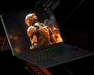 OneXPlayer Super X 采用横向显示屏，与 OneXPlayer X1 系列不同。(图片来源：One-Netbook - 已编辑）