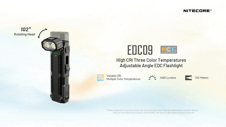 头部位置。(图片来源：Nitecore）