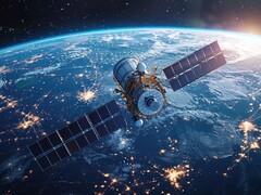人工智能生成的环绕地球卫星图像。(图片来源：Александр Лобач, Adobe Stock)
