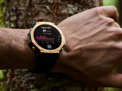Amazfit 的 T-Rex 3 Pro Black Gold（48 毫米）智能手表（如图）现已在美国上市。(图片来源：Amazfit）