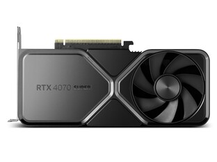 NvidiaGeForce RTX 4070 超级创始人版。(图片来源：Nvidia）