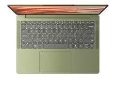 Zen Green Ideapad Vibe 笔记本电脑的键盘布局。