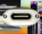 Apple iPhone 15 Pro的实拍似乎已经证实了一个USB-C接口已经被包括在内。(图片来源：9To5Mac &amp; @URedditor - 已编辑)