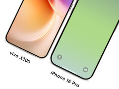 vivo X300 与 iPhone 16 Pro，从左到右。(图片来源：韩博晓 - 编辑）