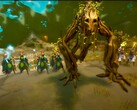 Wartorn 截图显示了与精灵和法师并肩作战的树人部队