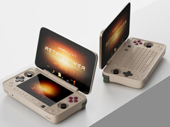 除了图中的 Retro Power 外，Ayaneo 还将销售更多颜色的 Flip 1S KB 和 1S DS。(图片来源：Ayaneo）