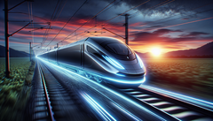 Fortescue 公司的 Infinity Train 将在完全不使用化石燃料或中间充电的情况下运行。(图片来源：DallE3）