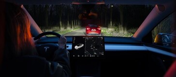 特斯拉 2025 年春季更新版自适应大灯