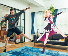 索尼 mocopi 的最新更新可在 PC 上实现 3D VR 动作捕捉。(资料来源:索尼)