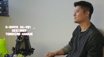 Tomohiro Hamaue 在设计 GA-V01 手表时，部分灵感来自 DW-9000。(图片来源：卡西欧）