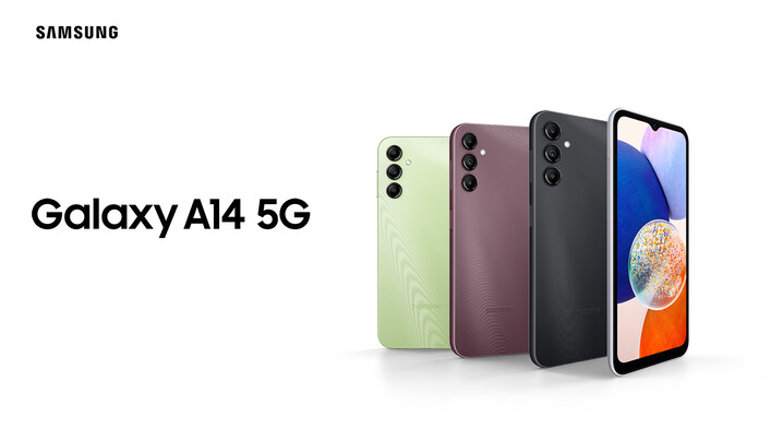 Galaxy A14 5G阵容。(图片来源: 三星)