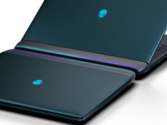 从背面看戴尔 Alienware 16 Area-51。