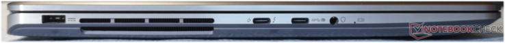 左边：电源、Thunderbolt 4、USB-C（10Gb/s、PD、DP）、耳机