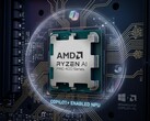 AMD Ryzen AI PRO 400 系列配备人工智能生成的 Copilot 主题背景。