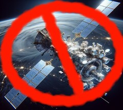 卫星互联网连接比普通互联网连接更难控制/调节。(图片来源:AI 生成)