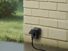 TP-Link 的 Tapo P410M（如图）是一款智能 Wi-Fi 户外插头。(图片来源：Tapo）