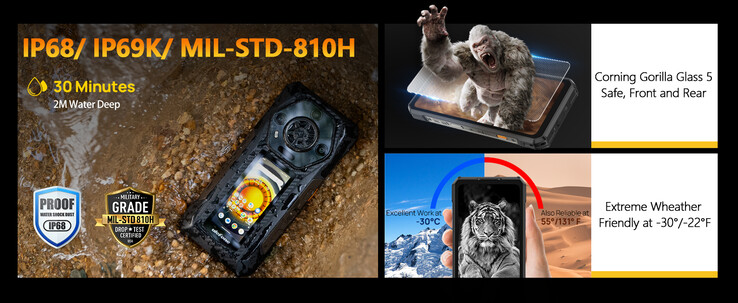 这款智能手机相当坚固（图片来源：Ulefone）