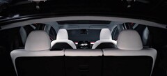 在中国，Model Y 的第三排座椅可能并不意味着 7 座。(图片来源：特斯拉）