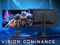 与某些同类产品不同，Aorus FO27Q5P 配备了一对 5 W 扬声器。(图片来源：技嘉）