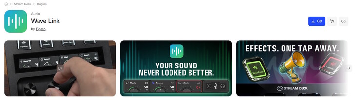 市场上的 Stream Deck Wave Link 插件