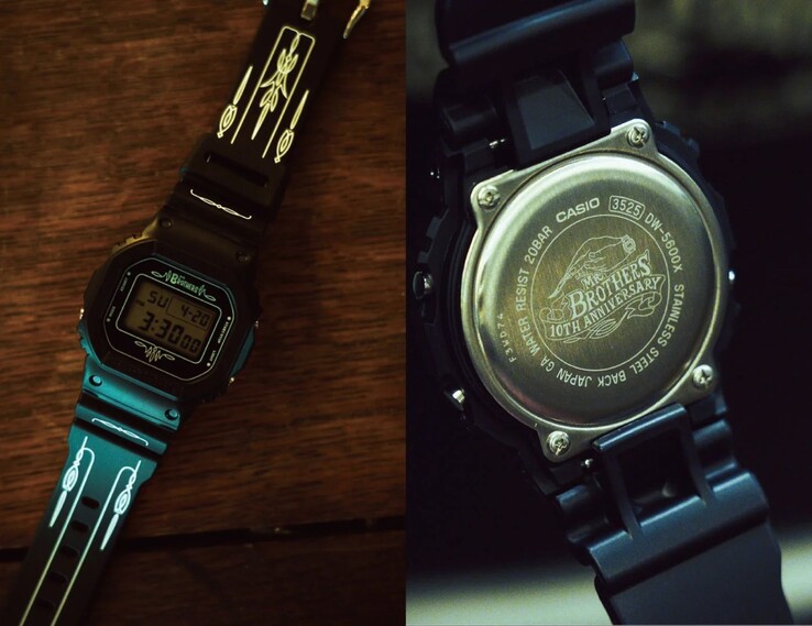 卡西欧 G-Shock x 兄弟先生 Cut Club DW-5600X 腕表。(图片来源：Mr.）