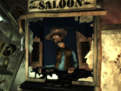 在电脑上运行的《辐射新维加斯》截屏图