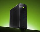 Evo-X5 Pro 比 Minisforum MS-S1 Max-P495 便宜一些。图示:展示这款迷你 PC 正面的宣传图片。