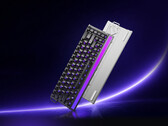 Legion R9 提供定制版和非定制版 Huano Classic HiFi Latte 轴体可选。图示：展示键盘设计的宣传图片。