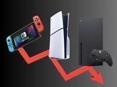 2025 年 3 月游戏机销量下降（图片来源：任天堂美国公司、微软 Xbox 游戏公司、索尼 PlayStation，有编辑）：任天堂美国公司、微软 Xbox Gaming、索尼 PlayStation 经编辑）