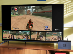 对接任天堂 Switch 2 玩马里奥卡丁车世界的宣传图片（图片来源：任天堂）