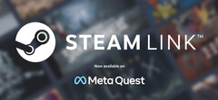 Steam Link 是在最新 Quest VR 头显上玩 Steam VR 游戏的另一种方式。(图片来源：Valve 和 Meta - 已编辑）