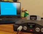 在任天堂 64 上运行 Windows CE 2.11 的截屏画面