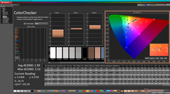 校准前的 ColorChecker